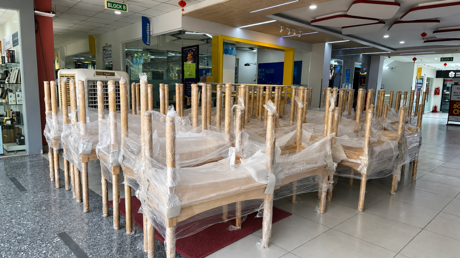 Sau khi đến công trình