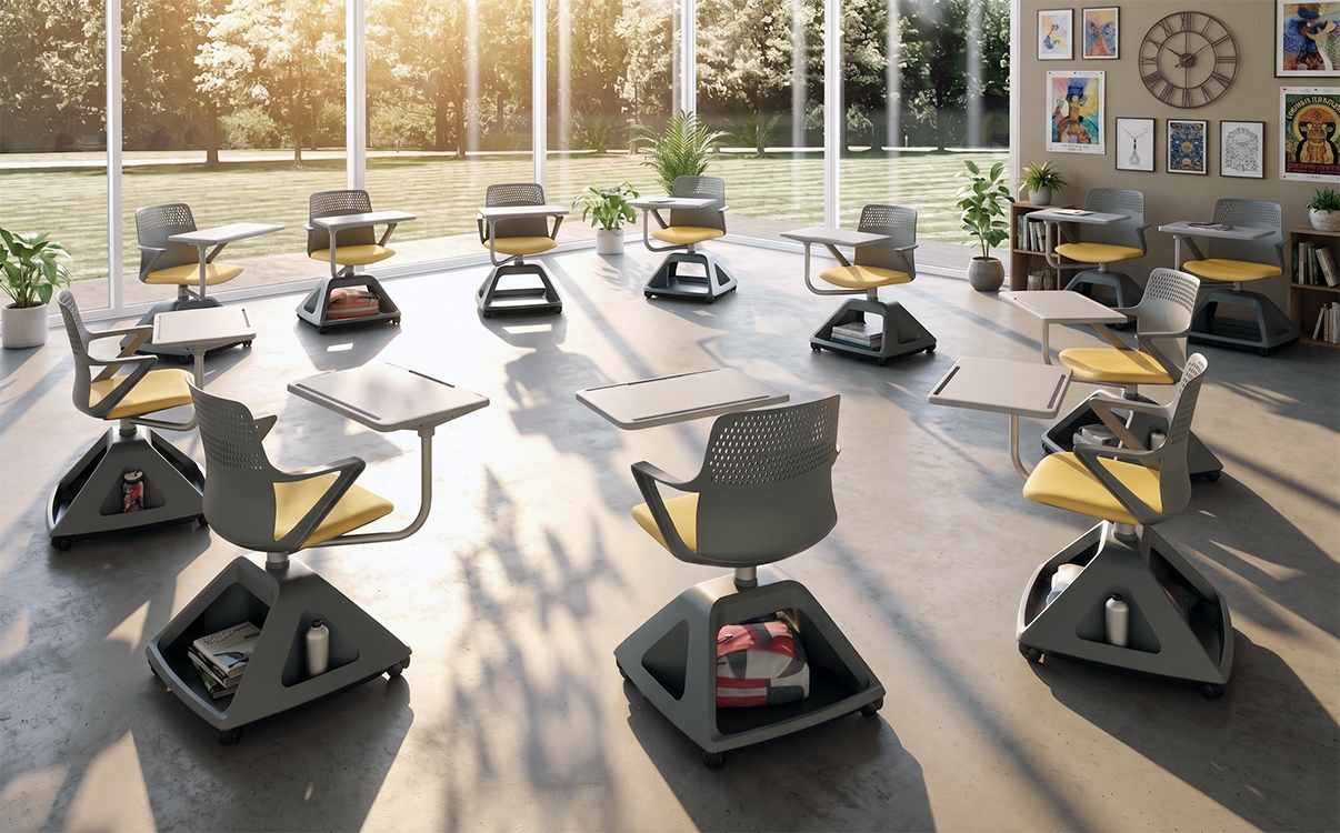 Các dòng ghế học sinh ergonomic cho không gian lớp học