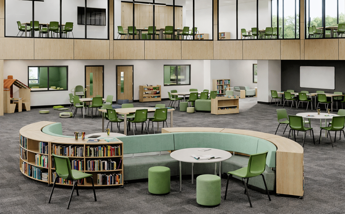 Ghế phòng học thiết kế công thái học giúp sinh viên ngồi thoải mái, giữ tư thế đúng và nâng cao khả năng tập trung trong suốt giờ học.