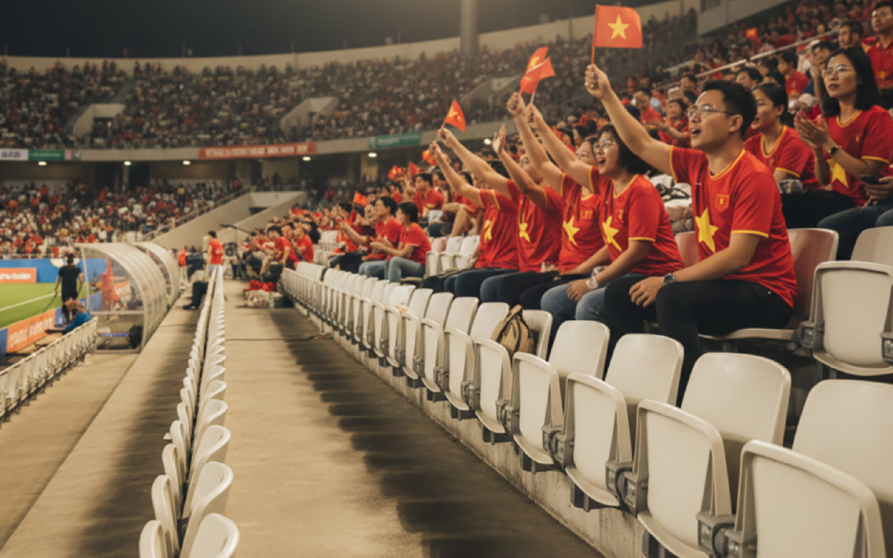 Ghế sân vận động RPB Education & Public với kết cấu chịu lực cao và vật liệu nhựa nguyên sinh chống tia UV, thể hiện sự bền vững và độ bền vượt trội trên khán đài ngoài trời.