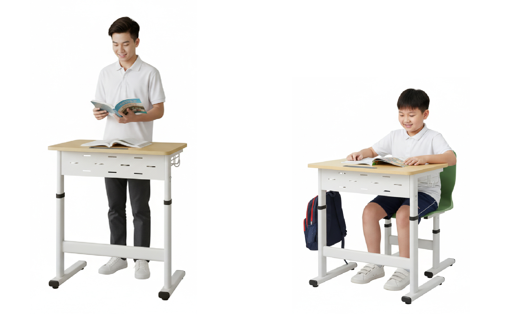 Bàn nâng hạ là nền tảng công thái học mới, biến nội thất học đường thành công cụ mạnh mẽ hỗ trợ chuyển động và tối ưu hóa sự tập trung cho Active Learning