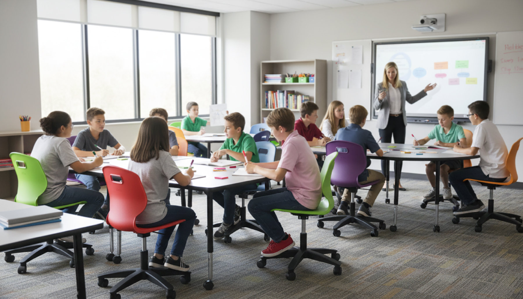 Không gian học linh hoạt là chìa khóa để Active Learning thành công, biến học sinh thành người kiến tạo tri thức chủ động và cho phép giáo viên dễ dàng chuyển đổi các hoạt động học tập