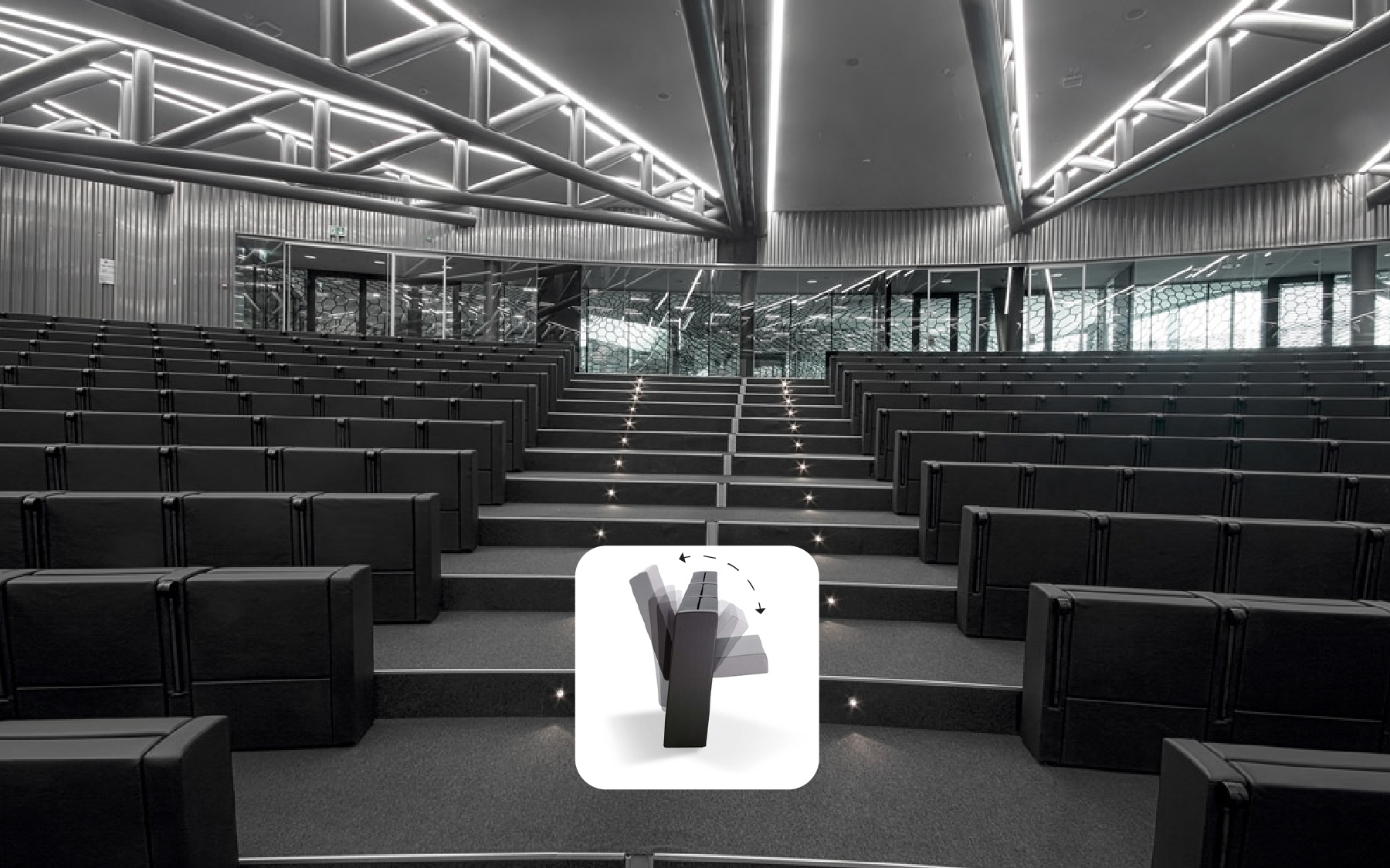 RPB Education & Public cung cấp giải pháp thiết kế hội trường trọn gói theo yêu cầu (từ 3D đến thi công), kết hợp công thái học chuẩn mực và bàn viết ẩn tiện nghi, đảm bảo sự thoải mái và tối ưu hóa công năng cho mọi không gian