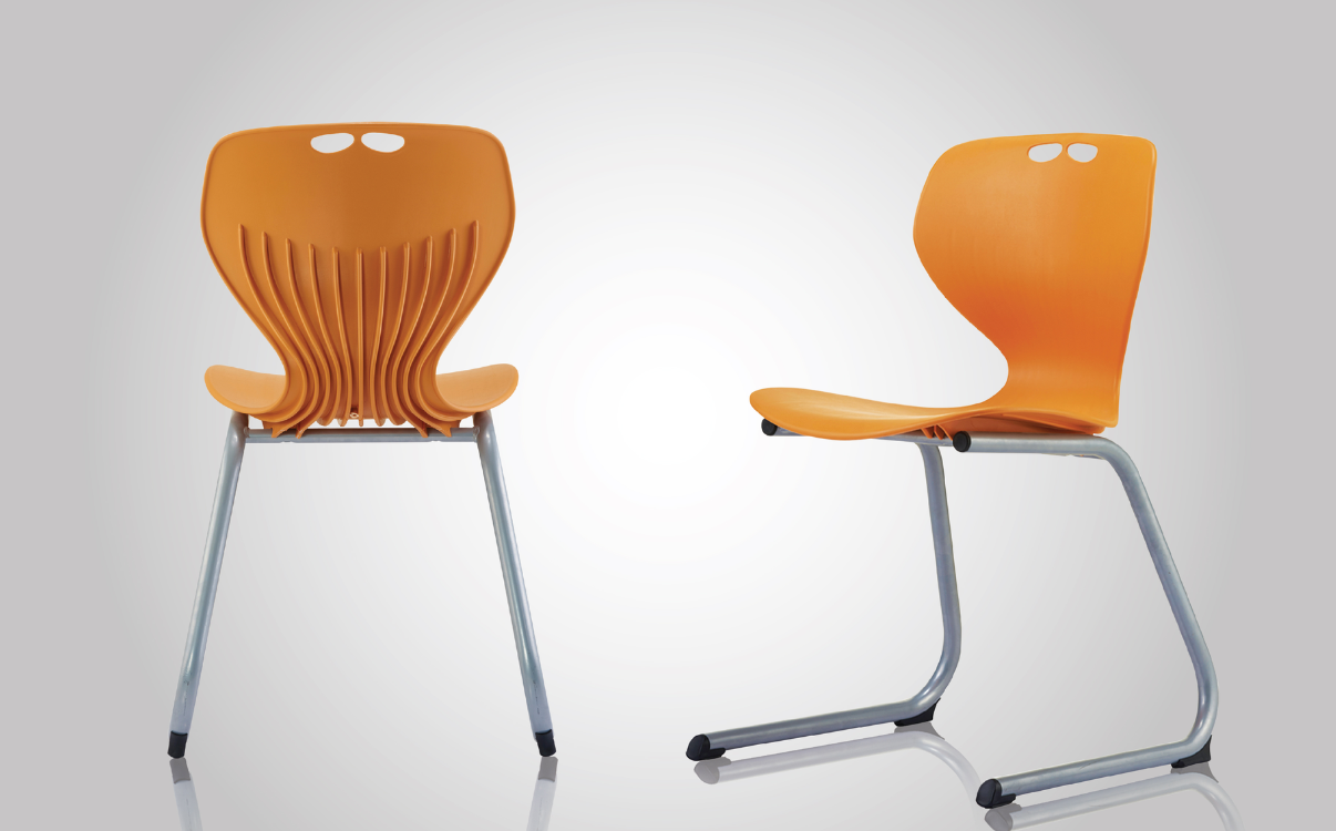Strong powder-coated metal frames ensure student chairs remain durable, stable, and safe for long-term use in classrooms.