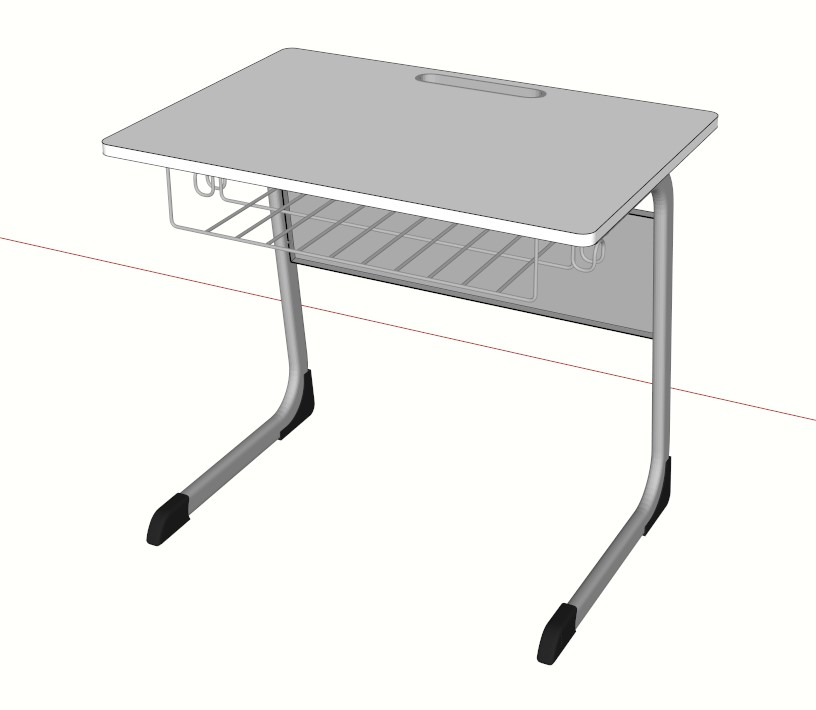 Eco 01 School Desk 3D File