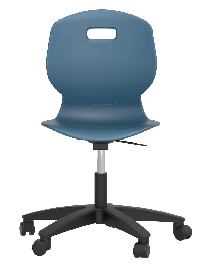 ARC Swivel Fixed Anthracite School Chair