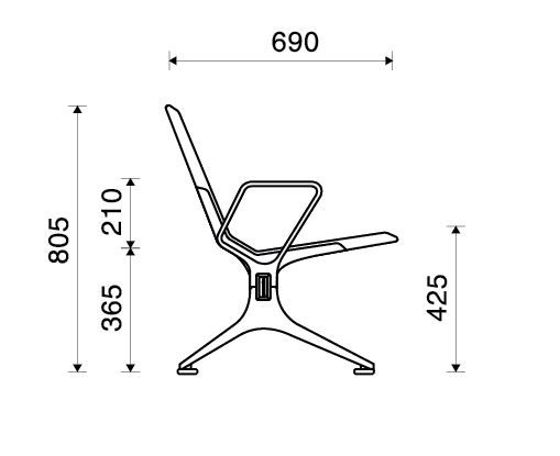 Kích thước ghế FLite