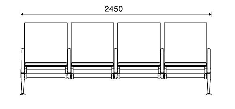 Kích thước Ghế băng chờ Sapa 04