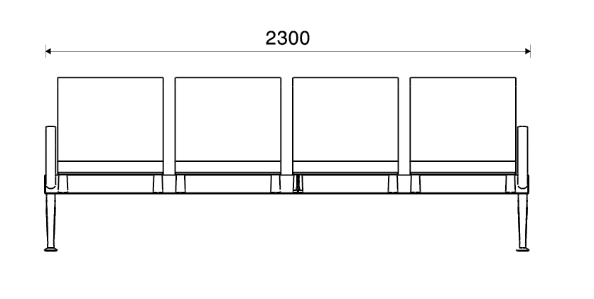 Ghế băng chờ Sport 04-1