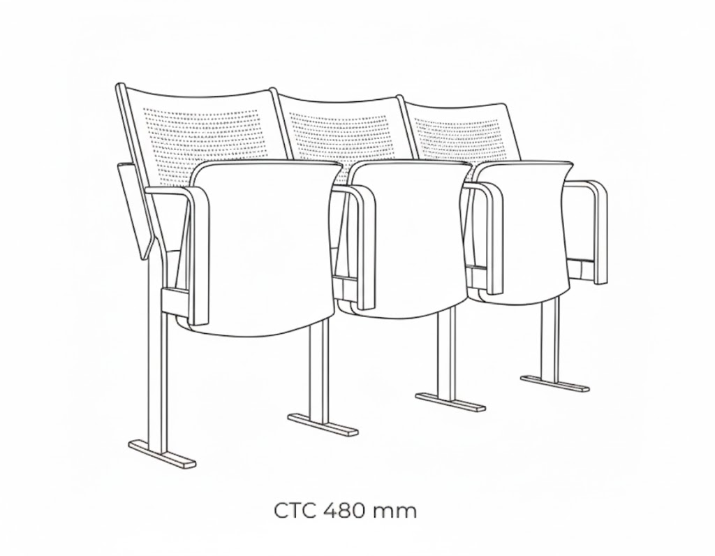 Oscar K Auditorium Chair Specs