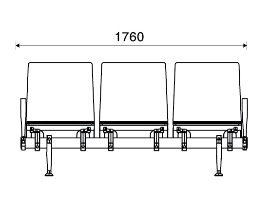 SJ 9062-03 Waiting Bench-2