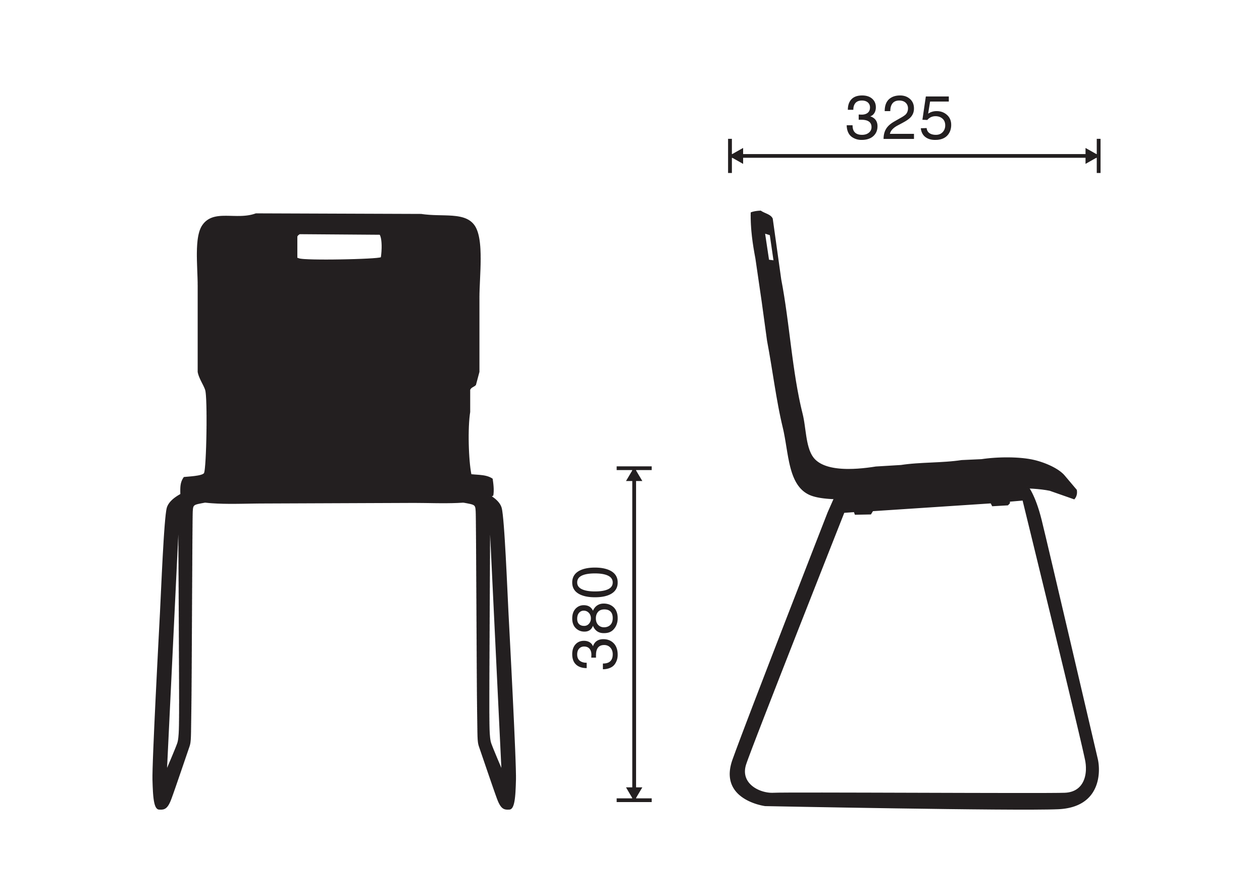 Kích thước ghế Sun 02 - 4