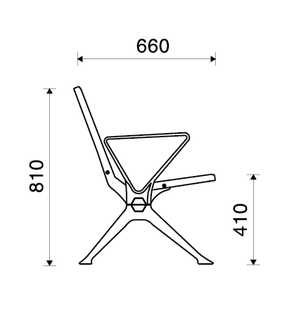 Kích thước ghế băng chờ SJ9073-03
